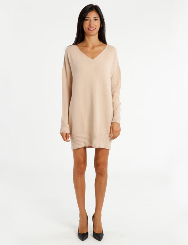 Maglione Rue De Clerie lungo - 50% viscosa 27% poliestere 23% poliammideLa modella indossa la taglia S ed è alta 178 cm e la