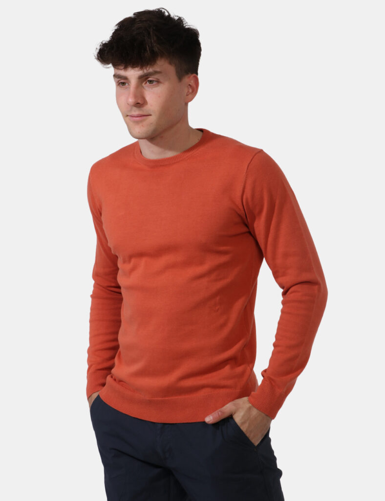 Abbigliamento da uomo Goha - Maglione Goha Arancione