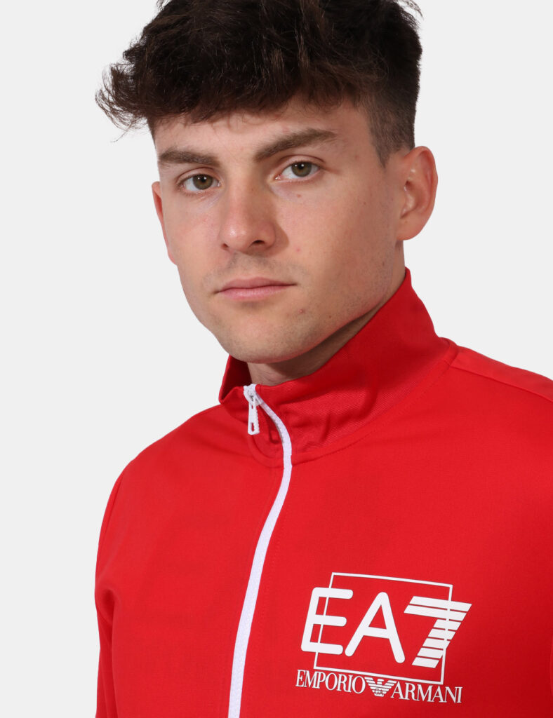 Tuta intera Ea7 Rosso
