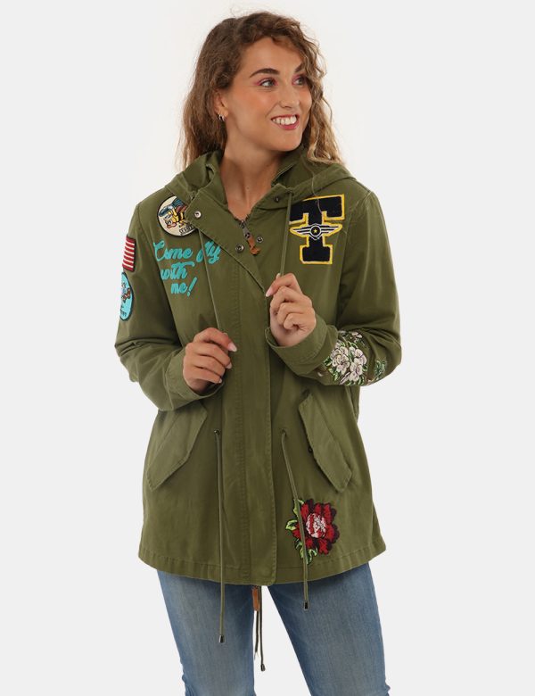 Giacca Top Gun con cappuccio - 97% cotone 3% elastinaIl modello indossa la taglia L ed è alto 184 cm e la vestibilità è reg