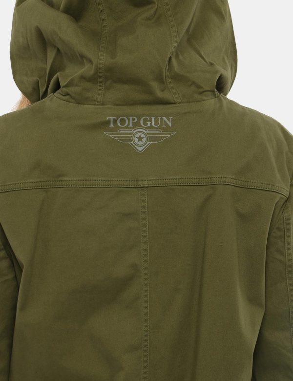 Giacca Top Gun con cappuccio - 97% cotone 3% elastinaIl modello indossa la taglia L ed è alto 184 cm e la vestibilità è reg