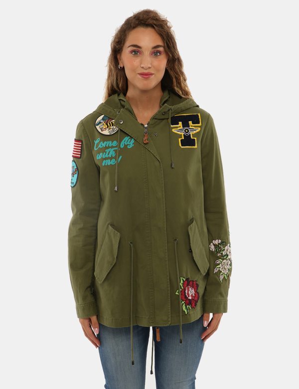 Giacca Top Gun con cappuccio - 97% cotone 3% elastinaIl modello indossa la taglia L ed è alto 184 cm e la vestibilità è reg