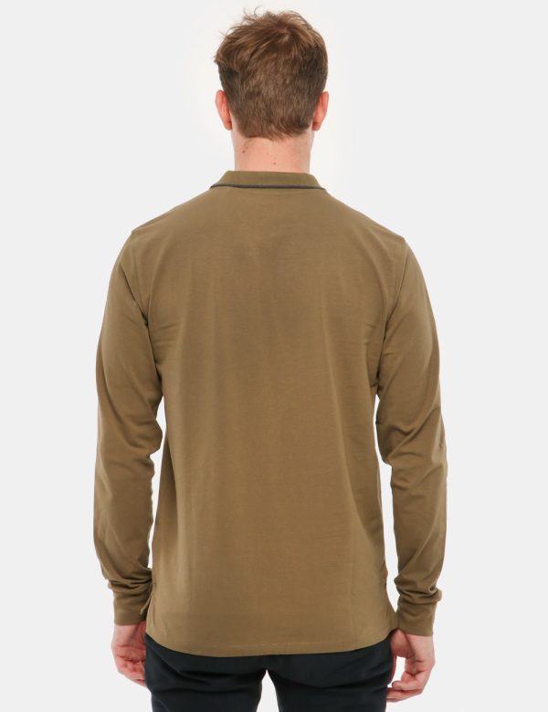 Polo U.S. Polo Assn. a maniche lunghe - 95% cotone 5% elastinaIl modello indossa la taglia L ed è alto 184 cm e la vestibili