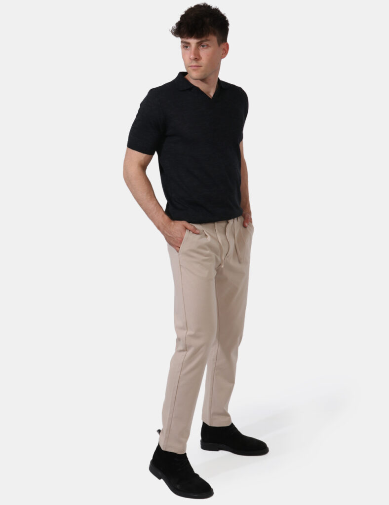 Outlet pantaloni uomo scontati - Pantaloni Goha Beige