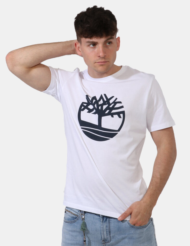 Abbigliamento e scarpe da uomo Timberland - T-shirt Timberland Bianco