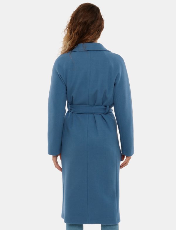 Cappotto Vougue lungo aperto - 100% poliestereLa modella indossa la taglia S e la vestibilità del capo è regolare. Lunghezza