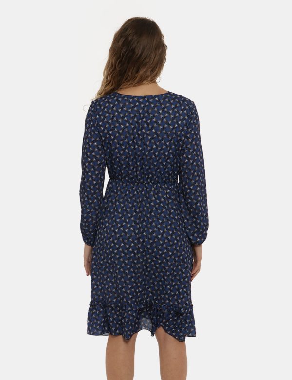 Vestito Vougue fantasia geometrica - 100% poliestereLa modella indossa la taglia S e la vestibilità del capo è regolare. Spa