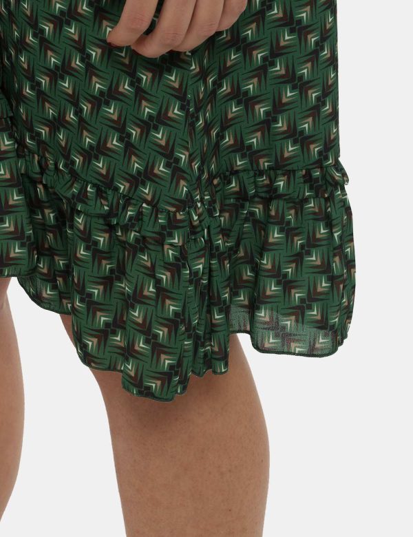 Vestito Vougue fantasia geometrica - 100% poliestereLa modella indossa la taglia S e la vestibilità del capo è regolare. Spa