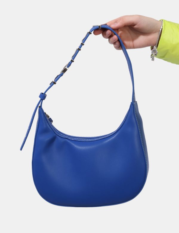 Borsa Tommy Hilfiger blu - COMPOSIZIONE E VESTIBILITÀ:composzionemodella e vestibilità.CONSIGLI DI STILE:Borsa a mano di pic