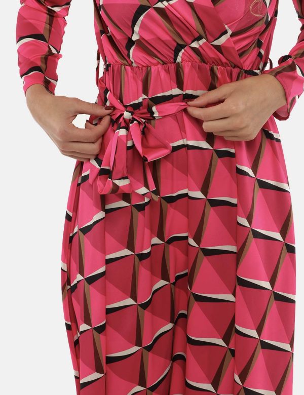 Vestito Vougue fantasia - 100% poliestereLa modella indossa la taglia S e la vestibilità del capo è regolare. Spalle: 37cm M
