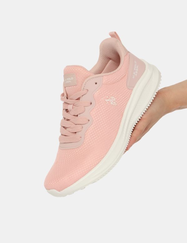 Scarpa U.S. Polo Assn. in tessuto - Tomaia in tessuto e suola in gommaLa modella calza il numero 39 e la calzata è regolareU