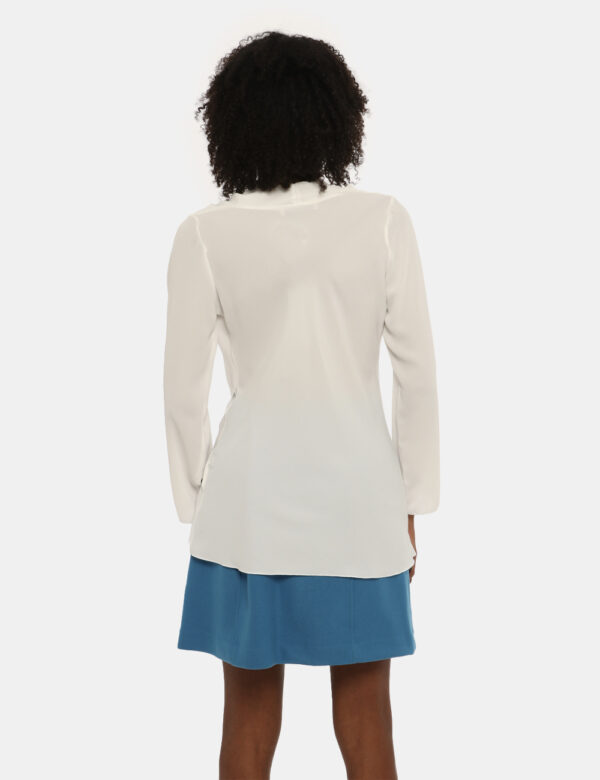 Maglia Vougue bianco - COMPOSIZIONE E VESTIBILITÀ:100% poliestereLa modella è alta 170 cm e indossa la taglia S. La vestibil