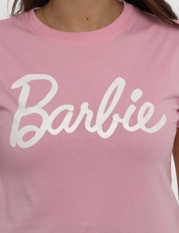T-shirt Barbie panna - COMPOSIZIONE E VESTIBILITÀ:100% cotoneLa modella è alta 161 cm e indossa la taglia S. La vestibilità