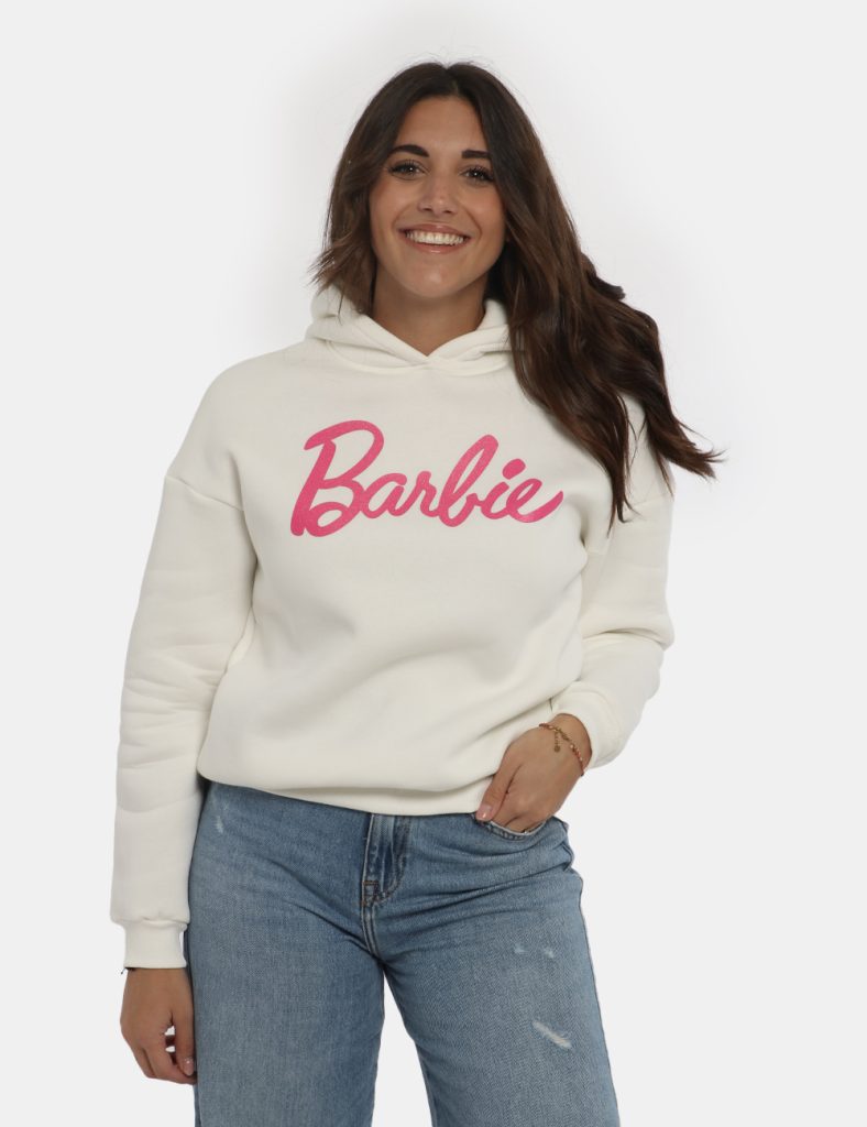 Abbigliamento da donna Barbie - Felpa Barbie panna