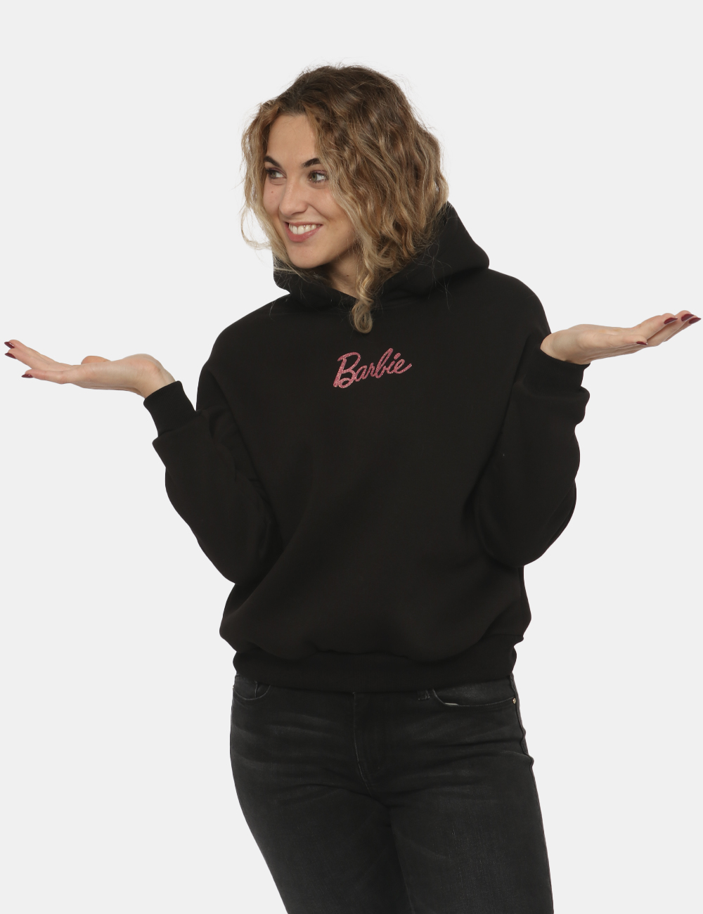 Felpa Barbie nero Acquista online Seconda Strada