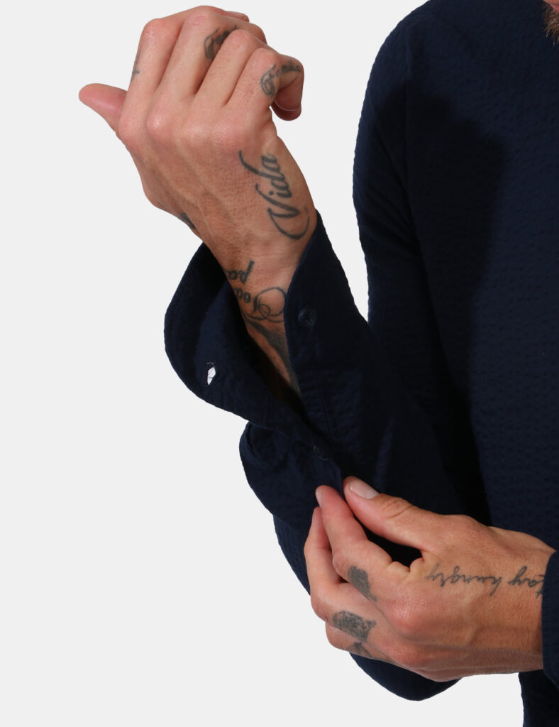 Camicie da uomo Yes Zee - Camicia Yes Zee Blu