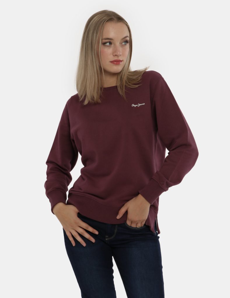 Pepe jeans donna outlet - Felpa  Pepe Jeans bordeaux