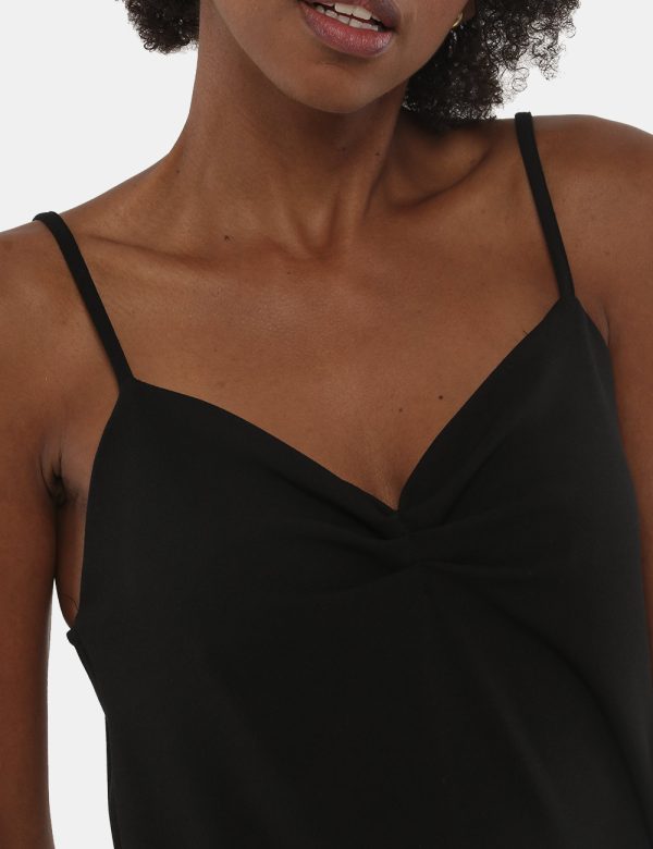Vestito Vougue con spalline - 95% poliestere 5% elastinaLa modella indossa la taglia S ed è alta 168 cm e la vestibilità è r