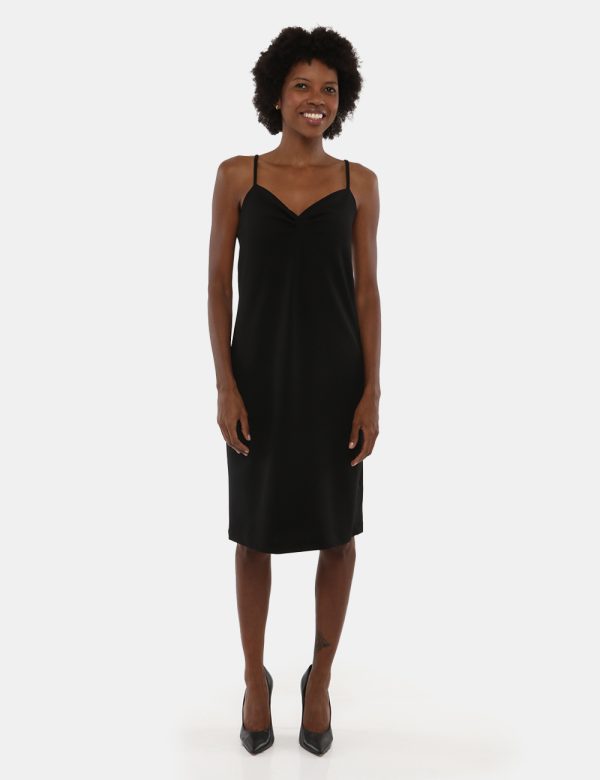Vestito Vougue con spalline - 95% poliestere 5% elastinaLa modella indossa la taglia S ed è alta 168 cm e la vestibilità è r