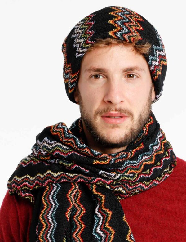 Cappello Missoni fantasia - 50% lana 50% acrilicoTaglia unicaL'eleganza casual in un cappello dallo stile irresistibile! Sce