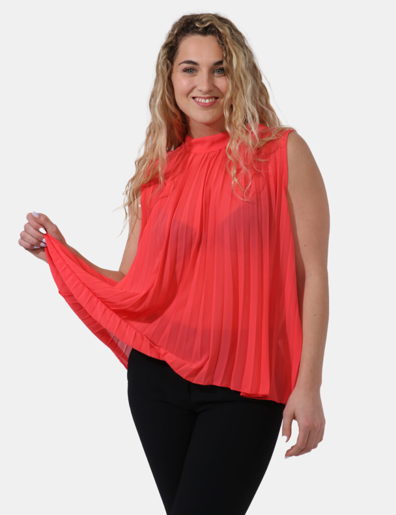 Abbigliamento donna scontato - Top Caractere Rosso