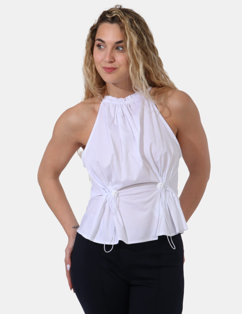 Abbigliamento donna scontato - Top Caractere Bianco