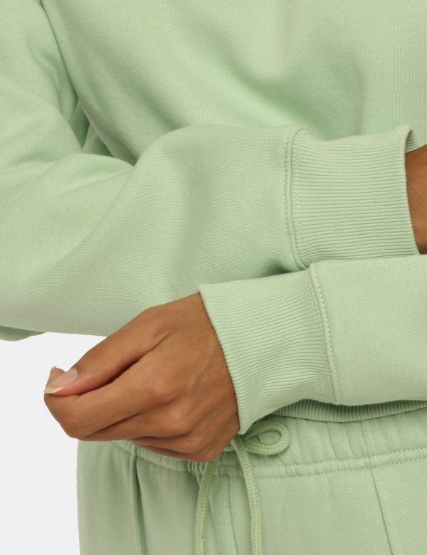 Felpa Dickies verde - COMPOSIZIONE E VESTIBILITÀ:60% cotone 40% poliestereLa modella è alta 172 cm e indossa la taglia S. La