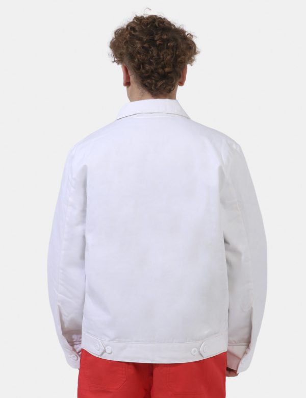 Giacca Dickies Bianco - Giacca in simil denim foderata ed in total bianco. Presenti tasche a taglio trasversale. La vestibil