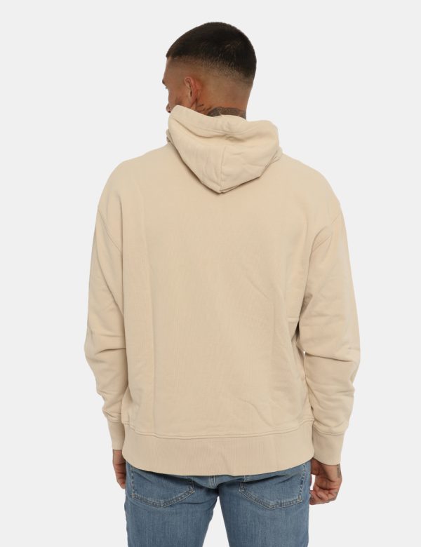 Felpa Tommy Hilfiger beige - COMPOSIZIONE E VESTIBILITÀ:100% cotoneIl modello è alto 178 cm e indossa la taglia L. La vestib
