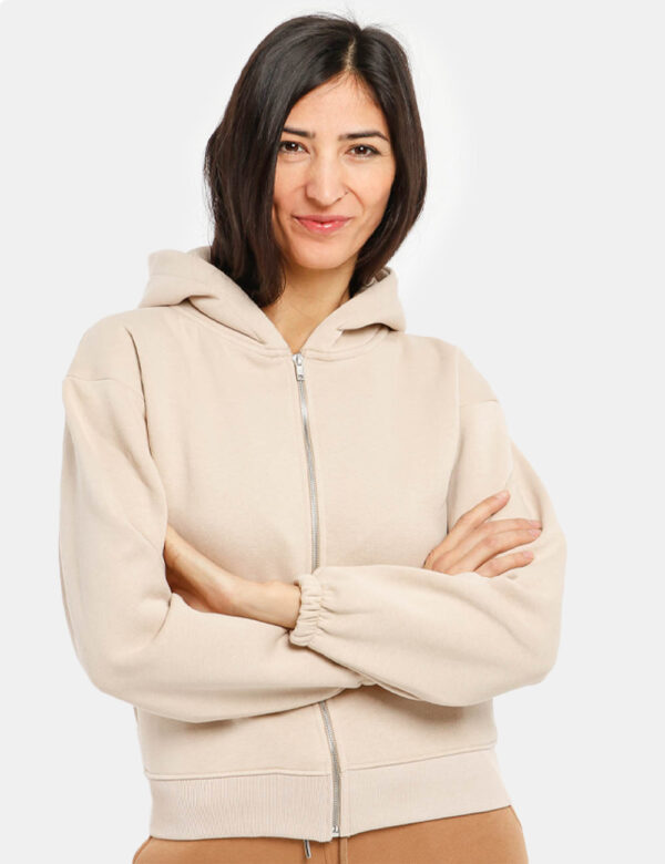 Felpa Disclouture con cappuccio - 80% cotone 20% poliestereLa modella indossa la taglia S ed è alta 178 cm e la vestibilità