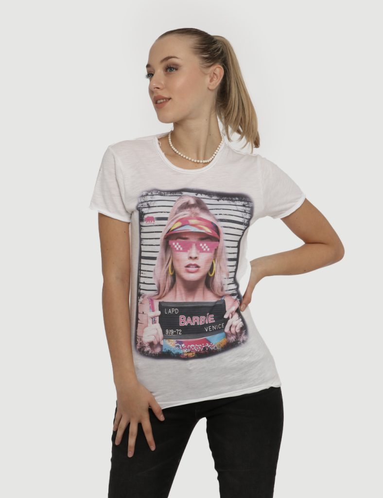 Abbigliamento da donna Barbie - T-shirt Barbie bianco/rosa