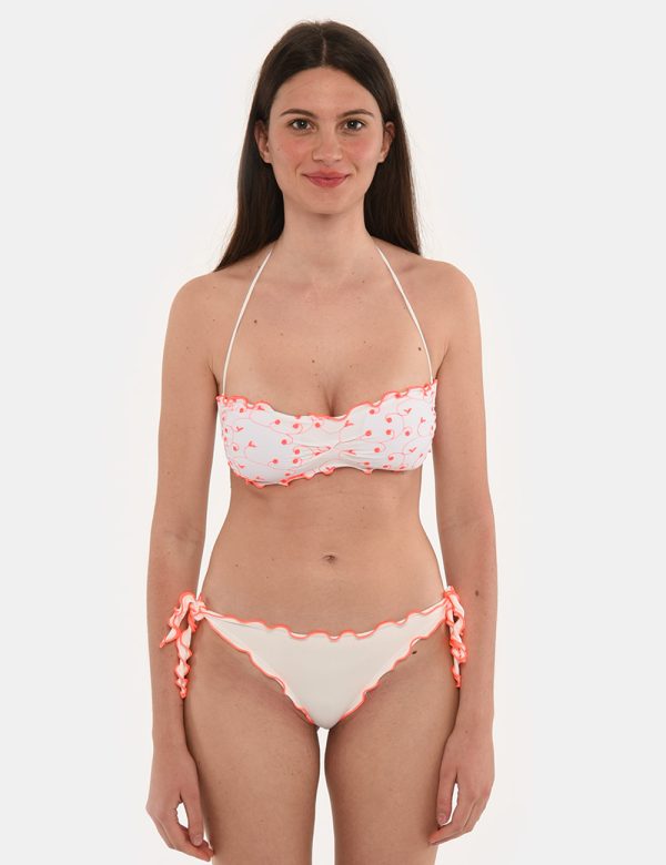 Costume F**K con ricami - 80% poliestere 20% elastinaLa modella indossa la taglia S. I costumi F**K hanno vestibilità asciut
