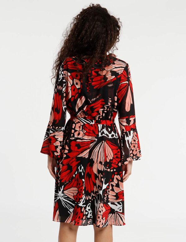 Vestito Fracomina con ruches - La modella indossa una taglia S ed è alta175 cm e la vestibilità è regolareStravolgi i tuoi l