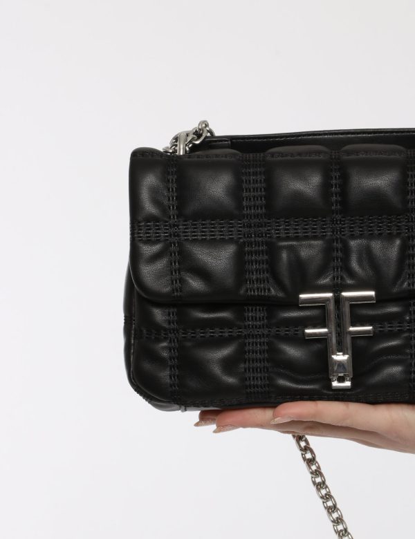 Borsa Fracomina nero - COMPOSIZIONE E VESTIBILITÀ:100% poliuretanoCONSIGLI DI STILE:Borsa a tracolla di piccole dimensioni t