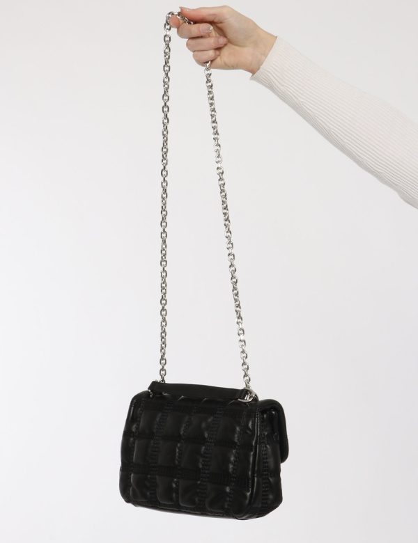 Borsa Fracomina nero - COMPOSIZIONE E VESTIBILITÀ:100% poliuretanoCONSIGLI DI STILE:Borsa a tracolla di piccole dimensioni t