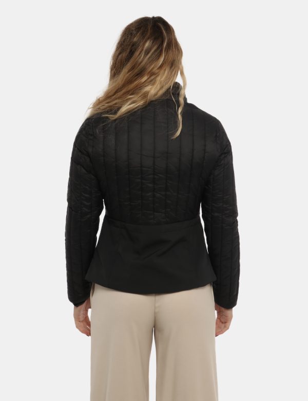 Piumino Fracomina nero - COMPOSIZIONE E VESTIBILITÀ:esterno 100% poliammide esterno 2 95% poliestere 5% spandex interno 100%