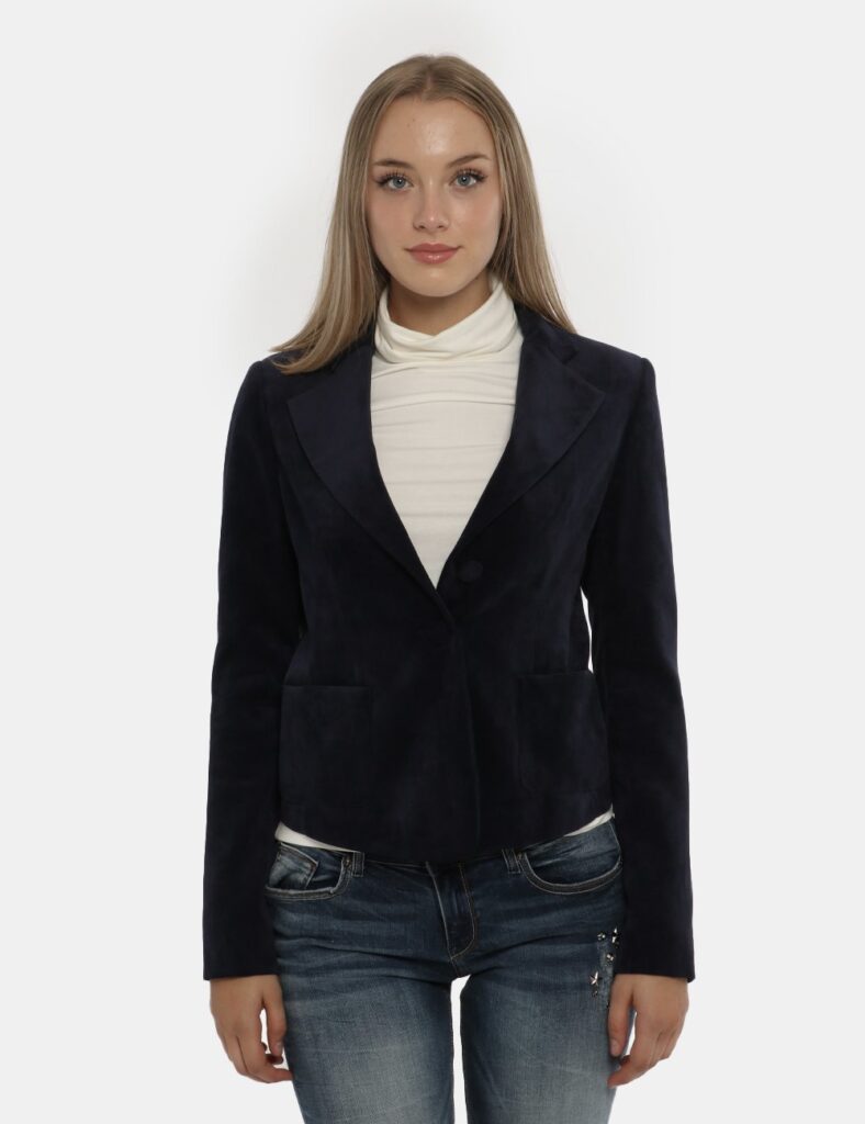 Blazer elegante da donna scontato - Giacca Fracomina blu