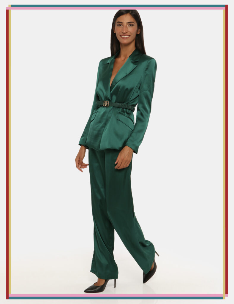 Campionari moda donna e uomo - Pantaloni Fracomina verde