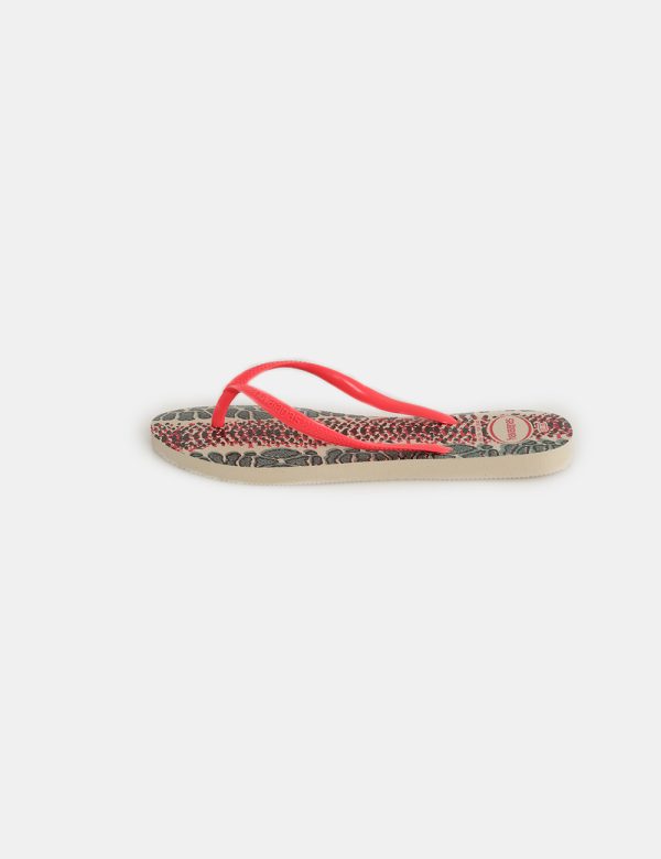 Infradito Havaianas animalier - Scarpa in gommaIl numero di scarpa indicato è brasiliano. Per scegliere la misura italiana s