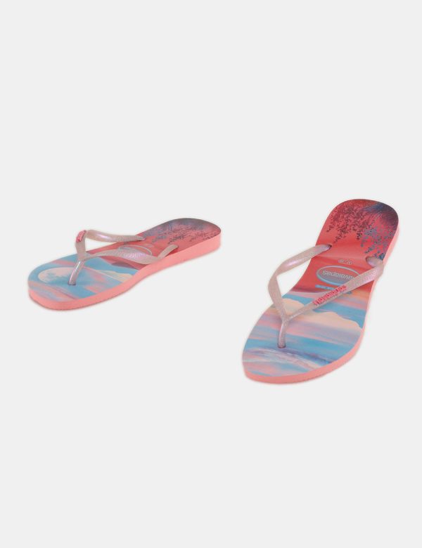 Infradito Havainanas con stampa e glitter - Scarpa in gommaIl numero di scarpa indicato è brasiliano. Per scegliere la misur