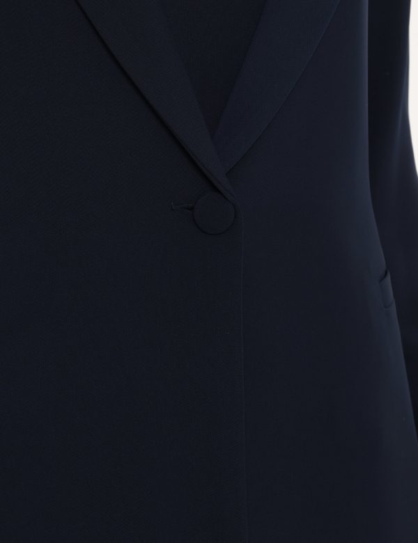 Giacca Vougue blu navy - COMPOSIZIONE E VESTIBILITÀ:97% poliestere 3% elastaneLa modella è alta 176 cm e indossa la taglia S