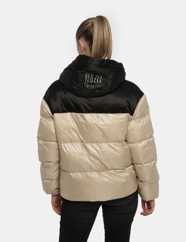 Piumino Beige Yes Zee - COMPOSIZIONE E VESTIBILITÀ:Tessuto esterno 100% poliammide Fodera 100% poliestere Imbottitura 90% po