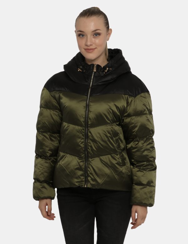Piumino Verde Yes Zee - COMPOSIZIONE E VESTIBILITÀ:Tessuto esterno 100% poliammide Fodera 100% poliestere Imbottitura 90% po
