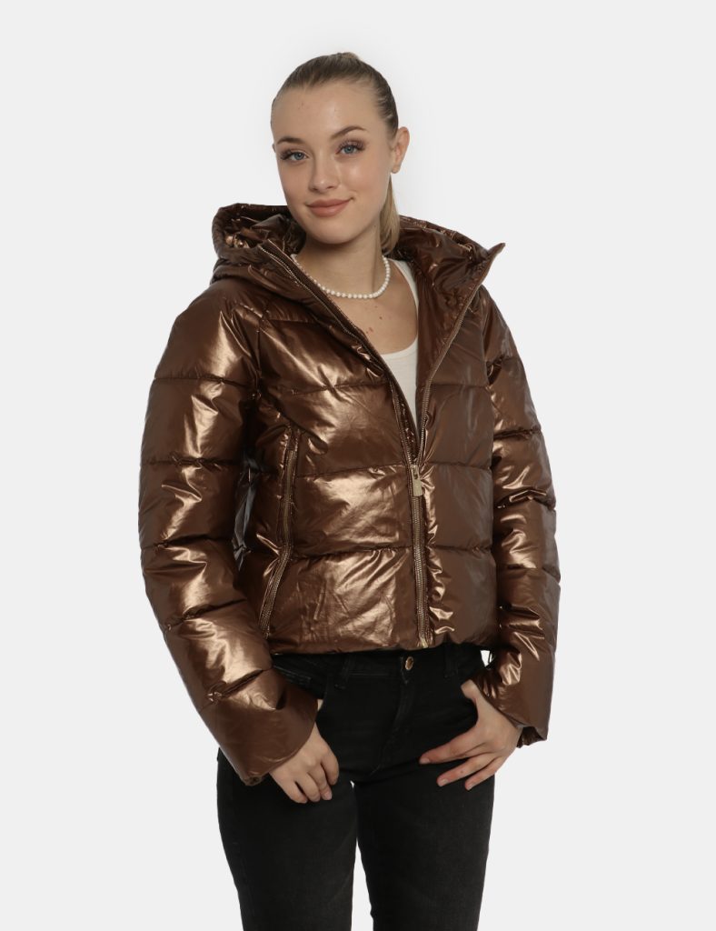 Abbigliamento donna scontato - Piumino Bronzo Yes Zee