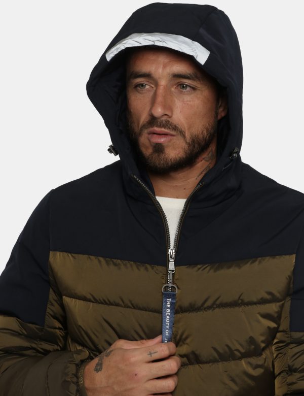 Giubbino Yes Zee marrone/blu - COMPOSIZIONE E VESTIBILITÀ:100% poliammidicaIl modello è alto 178 cm e indossa la taglia L. L
