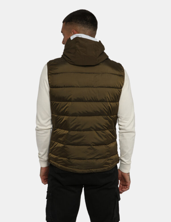 Piumino Yes Zee smanicato marrone bruciato - COMPOSIZIONE E VESTIBILITÀ:91% poliestere 9% elastaneIl modello è alto 178 cm e
