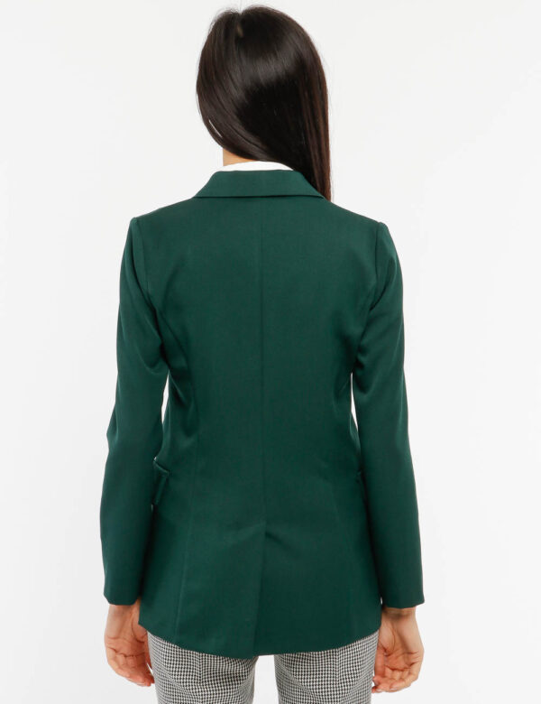 Blazer Vougue con tasche finte - 77% poliestere 17% viscosa 6% elastinaLa modella indossa la taglia S e la vestibilità è reg