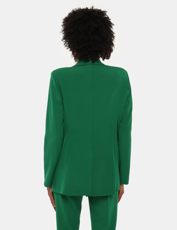 Blazer Vougue doppio petto - 90% poliestere 10% elastinaLa modella indossa la taglia S ed è alta 170 cm e la vestibilità è