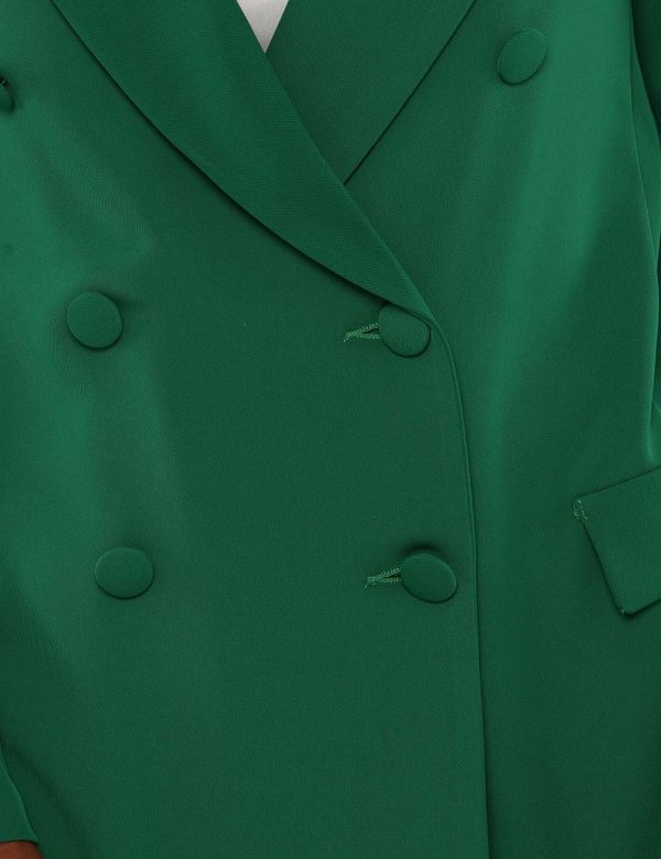 Blazer Vougue doppio petto - 90% poliestere 10% elastinaLa modella indossa la taglia S ed è alta 170 cm e la vestibilità è