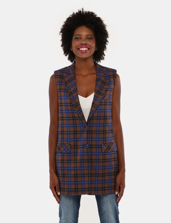 Gilet Vougue con bottoni - 64% poliestere 34% viscosa 2% elastinaLa modella indossa la taglia S ed è alta 170 cm e la vestib